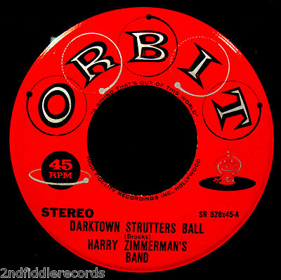 HARRY ZIMMERMAN'S BAND-Darktown Strutters Ball-New Orleans Jazz EP 45-ORBIT 