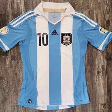 2012 Adidas Argentina Home Soccer Jersey Lionel Messi Men M Conmebol World Cup