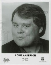 1987 Press Photo Louie Anderson, stand-up comedian, actor, author and TV host.