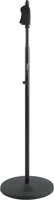 Gator Frameworks Height Adjustable Microphone Stand with 12'' Weighted Base