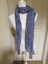 NWT DKNY Blue Heathered Scarf