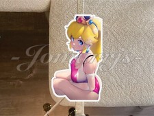 Super Mario Anime Princess Peach Toadstool Bikini Sticker Decal Vinyl nintendo a