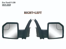 Pairs Right+Left Side Door Mirror Power Glass Manual Fold for 15-20 Ford F-150