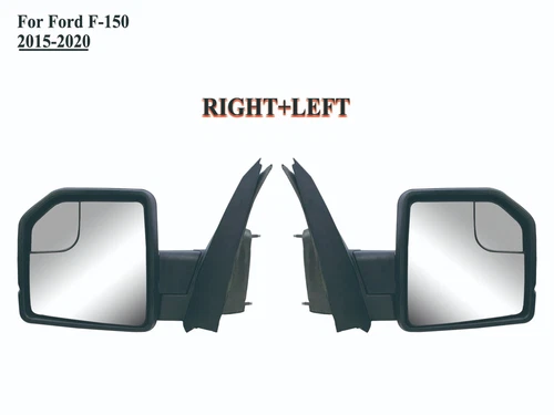 Pairs Right+Left Side Door Mirror Power Glass Manual Fold for 15-20 Ford F-150