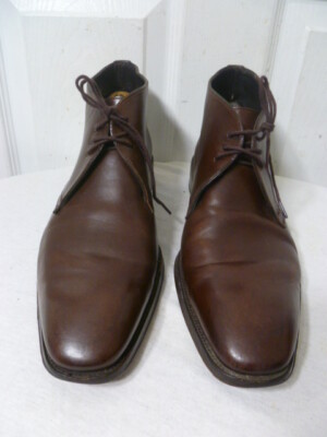 Mezlan Mens 13M Chukka Boots Brown Leather Dress Shoes Lace Up‎ Business Mezlan‎ Mens 13M Chukka Boots Brown Leather Dress Shoes Lace  main image 2
