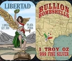 🇺🇸2024 Bullion Bombshells Libertad Double Sided Colorized 1oz Silver Bar
