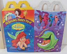 1997 McDonald's Happy Meal Box Disney's The Little Mermaid with King Triton