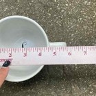 L Monogrammed Coffee Mug White Black Stoneware Cup Fisher Home Prod. 3 1/4" Tall — photo 8