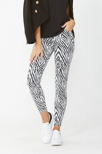 Decjuba Evie Animal Zebra Print High 