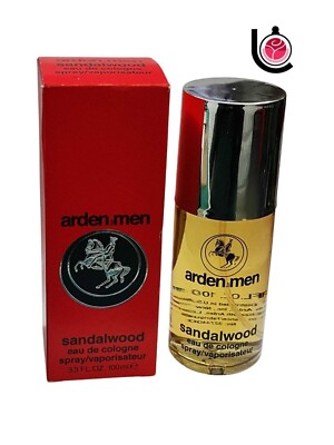 Elizabeth Arden ''Men Sandalwood'' Eau De Cologne 100 Ml. Vintage And Very Rare