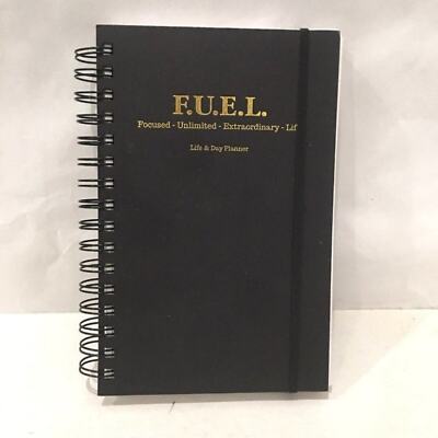 F.U.E.L. Life Day Planner Undated Hardcover Spiral 5.5x8.5 Gibbons