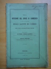 1867-Codice di commercio degli agenti di cambio-ANGIOLO MORTERA autografo