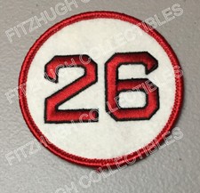 WADE BOGGS BOSTON RED SOX RETIRED 1987 JERSEY NUMBER 26 QUALITY PATCH