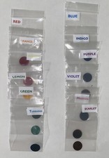 Roscolene - Dinshah - Color Filter Disc Set - hand punched inserts - small