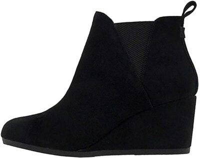 TOMS Women's Suede Kelsey Booties