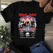 Black Label Society 25 Years 1998 2023 Signatures T-Shirt S M L 234XL cg469