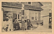 A View Of a Sunoco Gas Station, Middlebush, New Jersey NJ