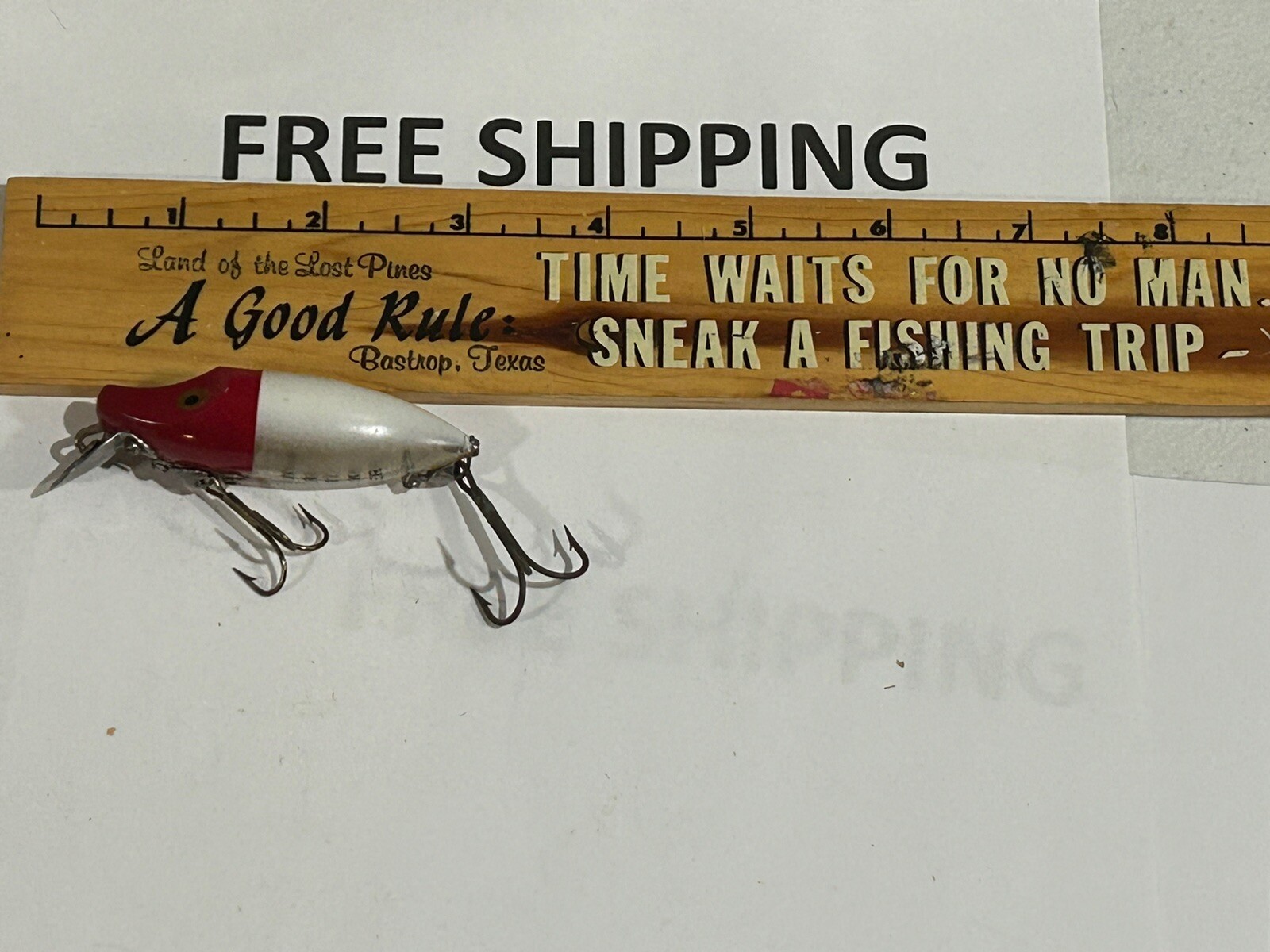 Vintage Heddon River Runt Spook Sinker Fishing Lure TACKLE BOX