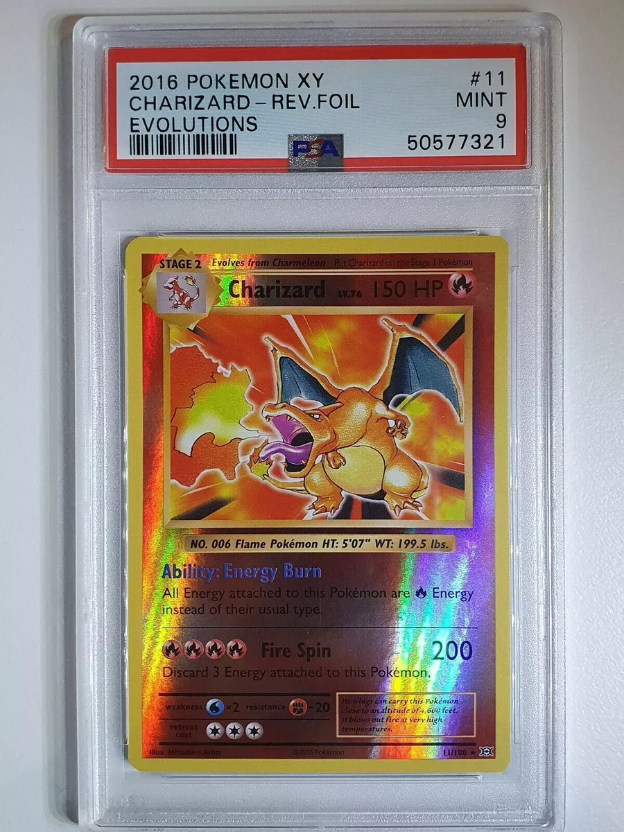  Pokemon - Charizard (11/108) - XY Evolutions - Holo