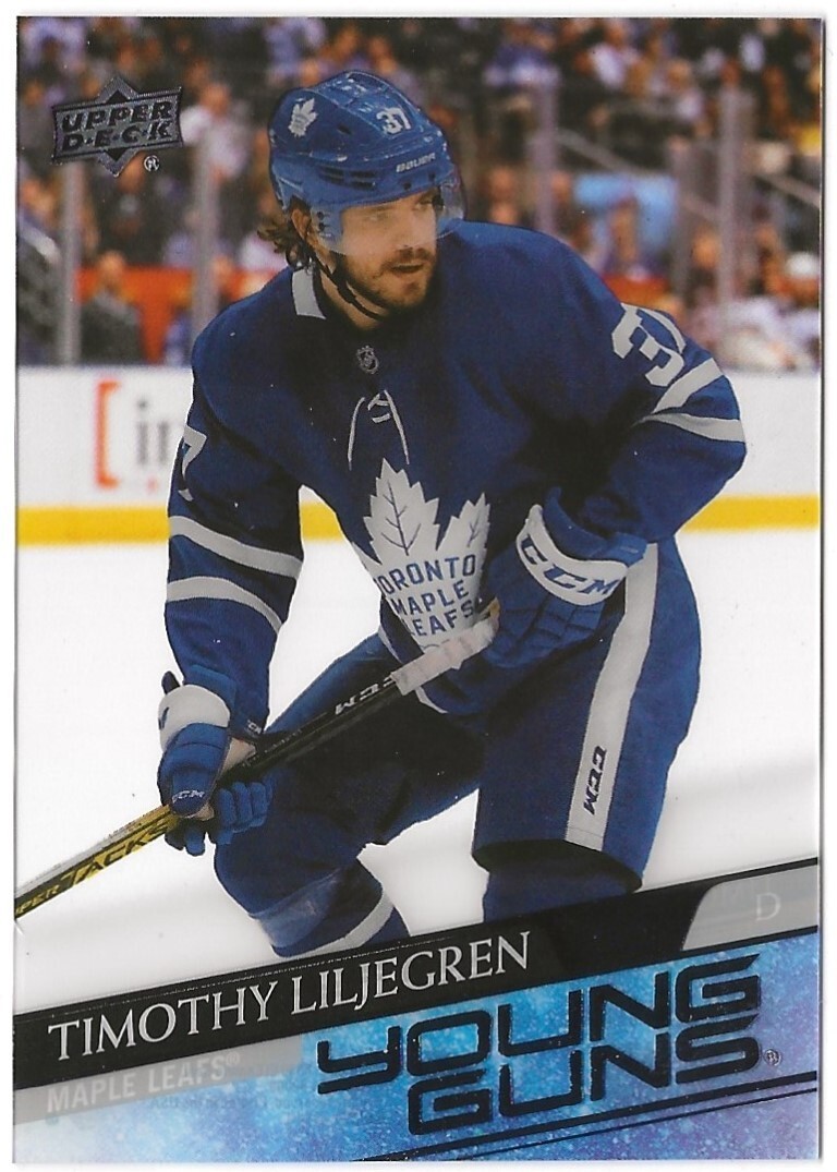 2020 2020-21 Upper Deck Clear Cut Parallel Young Guns #248 Timothy Liljegren