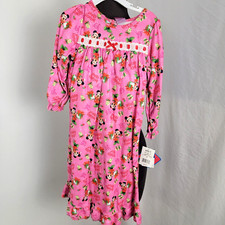 Disney Minnie Mouse Pajamas Nightgown Gown NEW Pink 4T 4 Toddler Girls Christmas