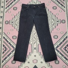 Vintage 90s Wrangler 936BLK Black Zip Fly Boot Leg Jeans 36x32 USA Made