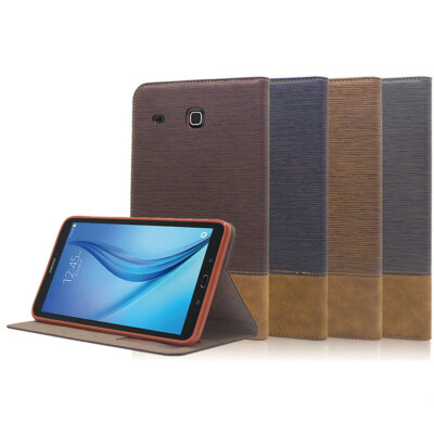 Leather Case Cover For Samsung Galaxy Tab E 8.0'' SM-T377 / 9.6'' SM-T560 Tablet
