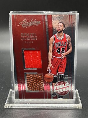 2016-17 Absolute Memorabilia Tools/Trade Rookie Mat Dual #6 Denzel Valentine/149