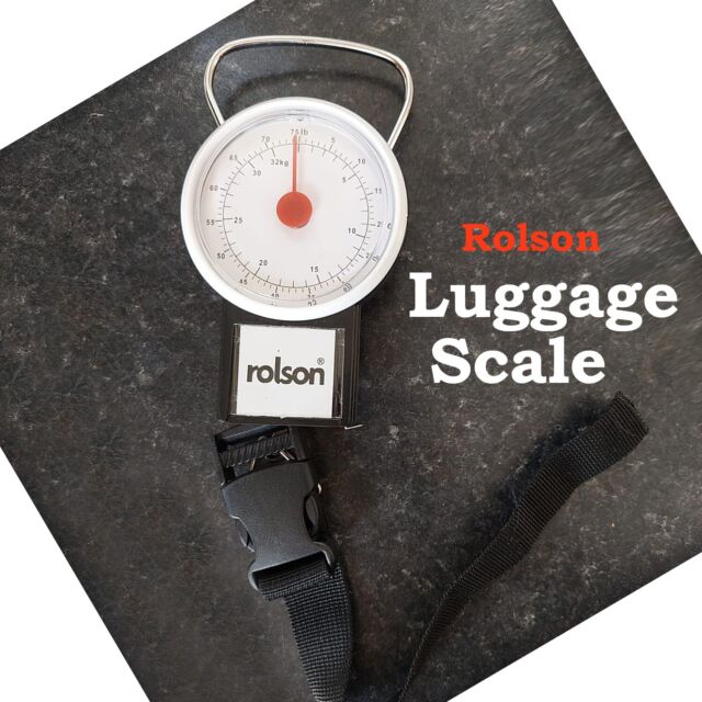 32kg Weights Up Rolson Weights Luggage Scales for Suitcase Bags Travel Outdoor