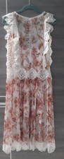 PERFECT SUMMER ZIMMERMANN SILK LACE MIDI DRESS WITH SLIP SZ 2  USA SIZE 8