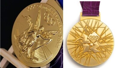 2012 London Games Commemorative 'Gold' Medal | eBay