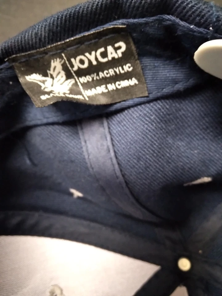 Billete recto "STARS" - Espalda a presión ajustable - Gorra de béisbol - Azul marino y gris Foto 2 de 4