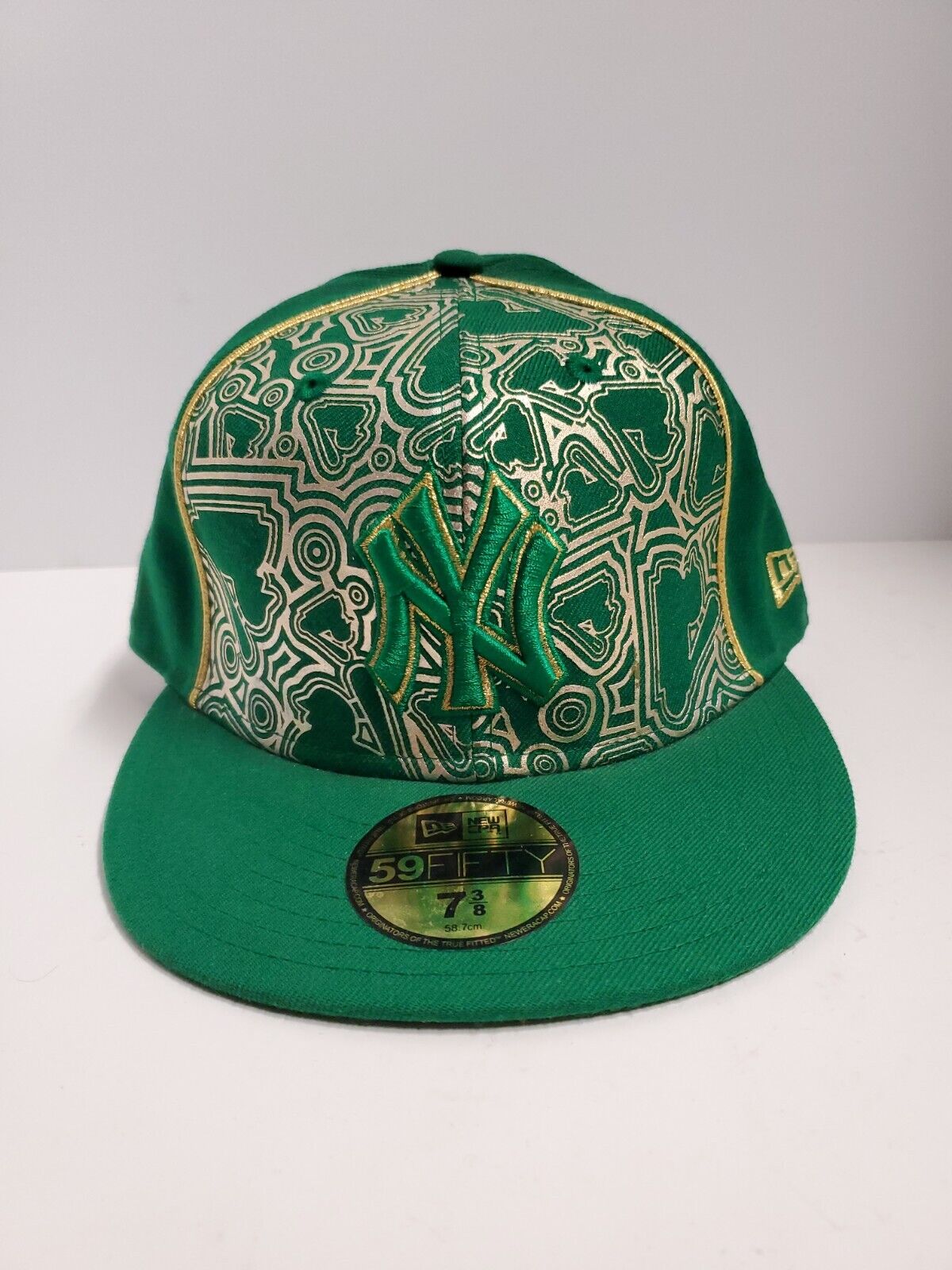 New York Yankees New Era Fashion Color Basic 59FIFTY Fitted Hat - Green