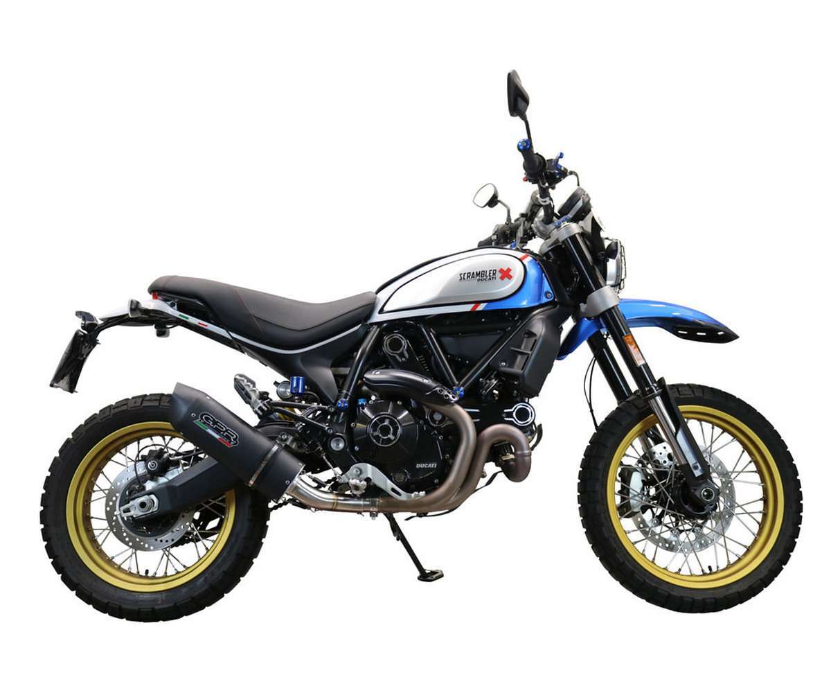 Exhaust Muffler GPR Furore Evo4 Nero Appr Ducati Scrambler 800 Urb Mot 2021 2023