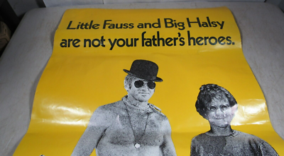 Vintage 1970 Original Little Fauss & Big Halsy Movie Poster 33 3/4