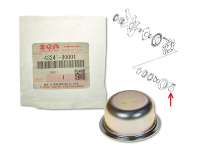 Nabenkappe Vorne Radnabe 43241-80001 für Suzuki Vitara Samurai Grand Vitara I
