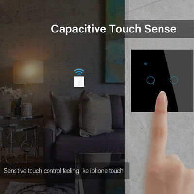 1/2/3/4 Gang Smart Light Switch WiFi RF Touch No Neutral Alexa Google APP