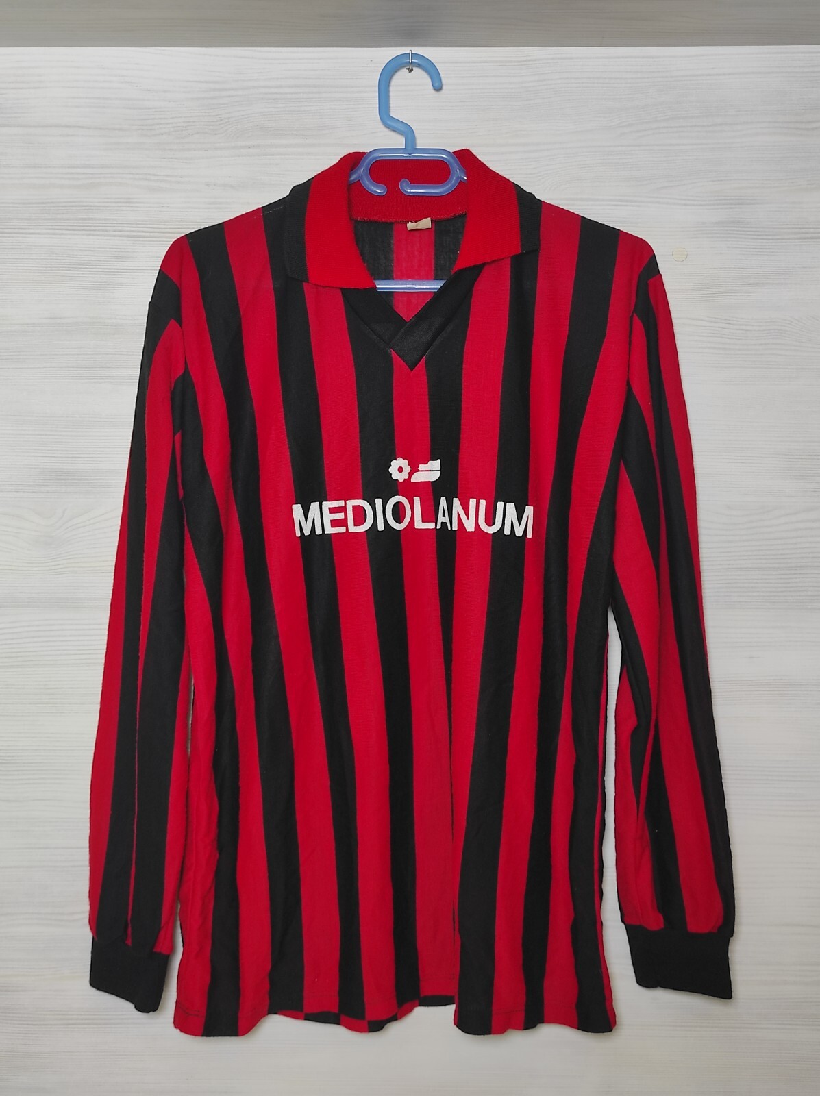 AC MILAN STYLE 1988-92 HOME SHIRT RETRO REPLICA JERSEY SOCCER SIZE M 6