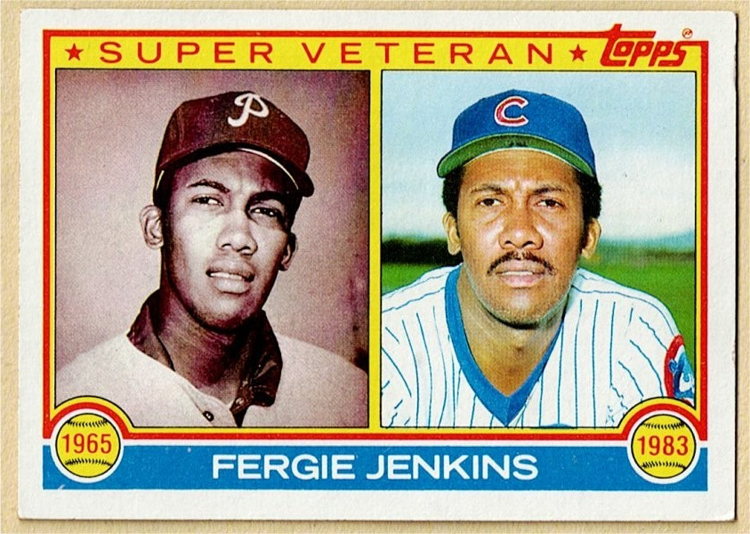 1983 Topps Fergie Jenkins Super Veteran Baseball Card #231