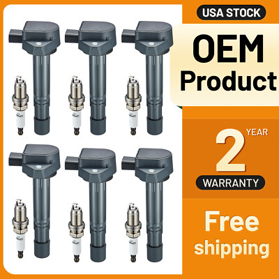 For 2003-2007 Honda Pilot 3.5L V6 Ignition Coils And Spark Plugs Kit UF400