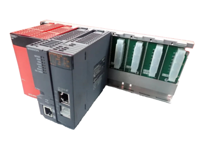 MITSUBISHI PLC RACK Q03UDVCPU, CPU QJ71GF11-T2, Q35DB iQ base W