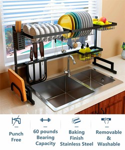 Decor Dish Drying Rack Stainless Steel Kitchen Supplies Storage