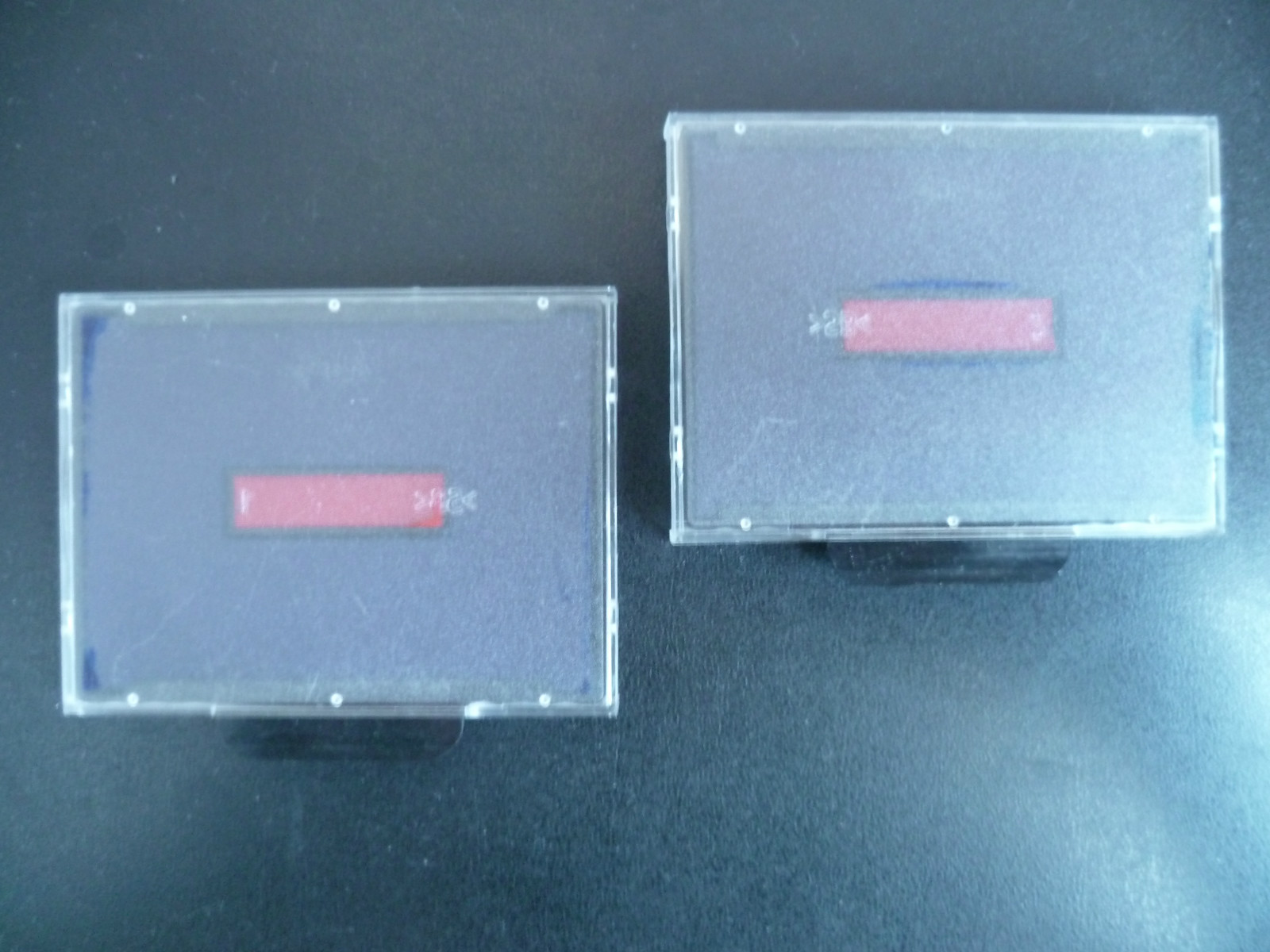 Trodat Pack Von 2 Kassette Tinte Ersatzteil 6/57/2, Blau/rot