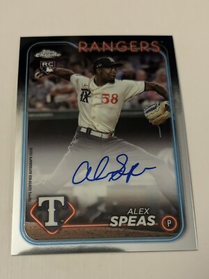 2024 Topps Chrome Alex Speas Rookie Card RC Auto #RA-ASP