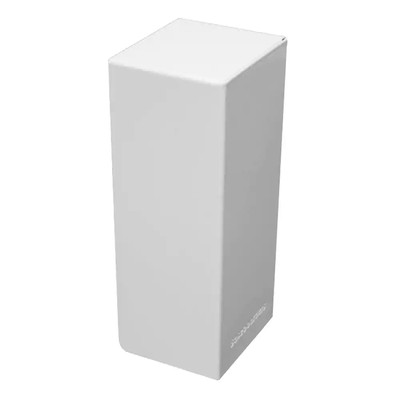 Basic Series Steel Easy Slip-On Baseboard Heater Cover Right Side End Cap in Whi