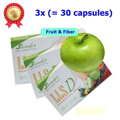 3x Srinder LLS D Detox Burner Fiber Fruit Weight Management Body Beauty Good