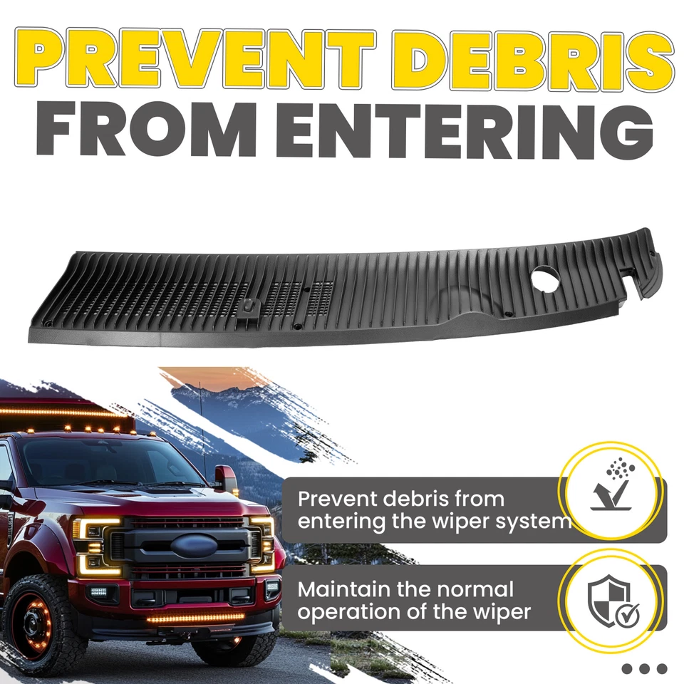 For Ford E-Series E350 Econoline 1992-2024 Wiper Cowl Vent Panel Grille Left - Imagem 4 de 4