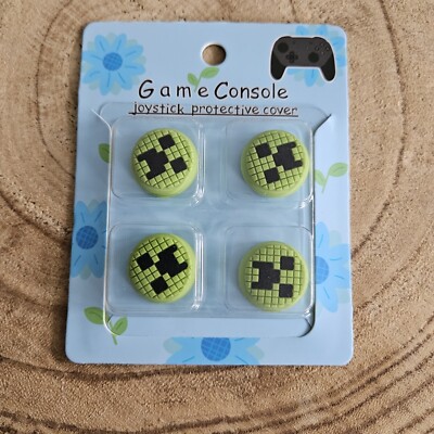   Playstation XBOX Controller Kappe Schutz Minecraft 4er Pack 