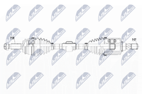Antriebswelle NTY NPW-CH-060 FüR Compass Jeep Patriot MK74 MK49 4X4 Eco Dodge