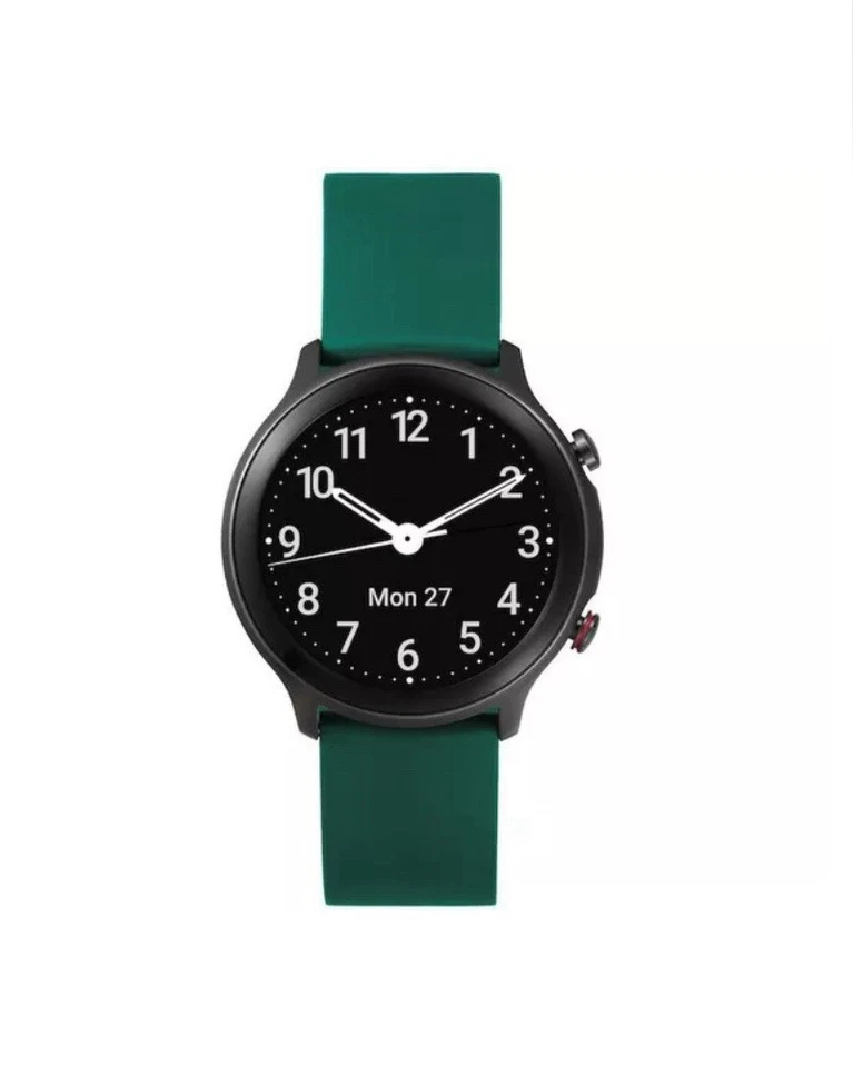 Doro Smart Watch, Seniors, Water Resistant, Pedometer, Heart Rate - Black/Green - Image 2 of 4